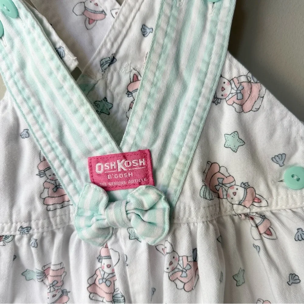 OshKosh B’gosh Vintage Bunny Overalls